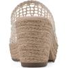 imageCLIFFS BY WHITE MOUNTAIN Womens Biankka Platform Woven Slide SandalCreamWoven