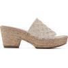 imageCLIFFS BY WHITE MOUNTAIN Womens Biankka Platform Woven Slide SandalCreamWovenPu