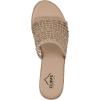 imageCLIFFS BY WHITE MOUNTAIN Womens Biankka Platform Woven Slide SandalLt TaupeWoven