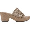 imageCLIFFS BY WHITE MOUNTAIN Womens Biankka Platform Woven Slide SandalLt TaupeWoven