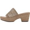 imageCLIFFS BY WHITE MOUNTAIN Womens Biankka Platform Woven Slide SandalLt TaupeWoven
