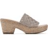 imageCLIFFS BY WHITE MOUNTAIN Womens Biankka Platform Woven Slide SandalLt TaupeWovenPu
