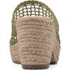 imageCLIFFS BY WHITE MOUNTAIN Womens Biankka Platform Woven Slide SandalSage GreenWoven