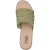 imageCLIFFS BY WHITE MOUNTAIN Womens Biankka Platform Woven Slide SandalSage GreenWovenPu