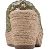 imageCLIFFS BY WHITE MOUNTAIN Womens Biankka Platform Woven Slide SandalSage GreenWovenPu