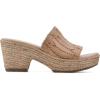 imageCLIFFS BY WHITE MOUNTAIN Womens Biankka Platform Woven Slide SandalSandPu
