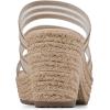 imageCLIFFS BY WHITE MOUNTAIN Womens Bianna Heeled SandalNaturalMesh