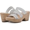 imageCLIFFS BY WHITE MOUNTAIN Womens Bianna Heeled SandalSilverMetMesh