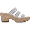 imageCLIFFS BY WHITE MOUNTAIN Womens Bianna Heeled SandalSilverMetMesh