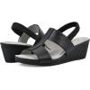 imageCLIFFS BY WHITE MOUNTAIN Womens Candea Wedge SandalBlackBurnishedSmooth