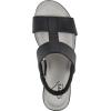 imageCLIFFS BY WHITE MOUNTAIN Womens Candea Wedge SandalBlackBurnishedSmooth