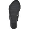 imageCLIFFS BY WHITE MOUNTAIN Womens Candea Wedge SandalBlackBurnishedSmooth
