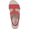 imageCLIFFS BY WHITE MOUNTAIN Womens Candea Wedge SandalRedBurnishedSmooth