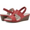 imageCLIFFS BY WHITE MOUNTAIN Womens Candea Wedge SandalRedBurnishedSmooth