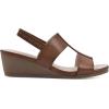 imageCLIFFS BY WHITE MOUNTAIN Womens Candea Wedge SandalTanBurnishedSmooth