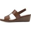 imageCLIFFS BY WHITE MOUNTAIN Womens Candea Wedge SandalTanBurnishedSmooth