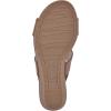 imageCLIFFS BY WHITE MOUNTAIN Womens Candea Wedge SandalTanBurnishedSmooth