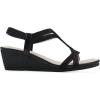 imageCLIFFS BY WHITE MOUNTAIN Womens Candelle Wedge SandalBlackFabric