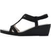 imageCLIFFS BY WHITE MOUNTAIN Womens Candelle Wedge SandalBlackFabric