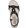 imageCLIFFS BY WHITE MOUNTAIN Womens Candelle Wedge SandalBlackFabric