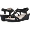 imageCLIFFS BY WHITE MOUNTAIN Womens Candelle Wedge SandalBlackFabric