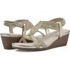 imageCLIFFS BY WHITE MOUNTAIN Womens Candelle Wedge SandalGoldMetFabric