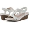 imageCLIFFS BY WHITE MOUNTAIN Womens Candelle Wedge SandalWhiteFabric