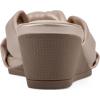 imageCLIFFS BY WHITE MOUNTAIN Womens Candie Wedge SandalRose GoldMetSmooth