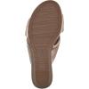 imageCLIFFS BY WHITE MOUNTAIN Womens Candie Wedge SandalRose GoldMetSmooth