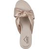 imageCLIFFS BY WHITE MOUNTAIN Womens Candie Wedge SandalRose GoldMetSmooth