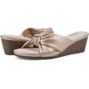 imageCLIFFS BY WHITE MOUNTAIN Womens Candie Wedge SandalRose GoldMetSmooth