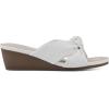 imageCLIFFS BY WHITE MOUNTAIN Womens Candie Wedge SandalWhiteSmooth
