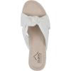 imageCLIFFS BY WHITE MOUNTAIN Womens Candie Wedge SandalWhiteSmooth