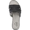 imageCLIFFS BY WHITE MOUNTAIN Womens Candyce Wedge SandalBlackBurnishedSmooth