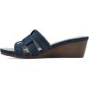 imageCLIFFS BY WHITE MOUNTAIN Womens Candyce Wedge SandalDk BlueDenimFabric