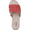 imageCLIFFS BY WHITE MOUNTAIN Womens Candyce Wedge SandalRedBurnishedSmooth