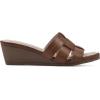 imageCLIFFS BY WHITE MOUNTAIN Womens Candyce Wedge SandalTanBurnishedSmooth
