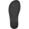 imageCLIFFS BY WHITE MOUNTAIN Womens Cassia Mini Wedge Flower Flip Flop SandalBlackSmooth