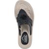 imageCLIFFS BY WHITE MOUNTAIN Womens Cassia Mini Wedge Flower Flip Flop SandalNavySmooth