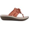 imageCLIFFS BY WHITE MOUNTAIN Womens Cassia Mini Wedge Flower Flip Flop SandalOrangeSmooth