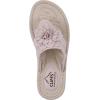 imageCLIFFS BY WHITE MOUNTAIN Womens Cassia Mini Wedge Flower Flip Flop SandalPale PinkSmooth