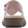 imageCLIFFS BY WHITE MOUNTAIN Womens Cassia Mini Wedge Flower Flip Flop SandalPale PinkSmooth