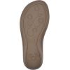 imageCLIFFS BY WHITE MOUNTAIN Womens Cassia Mini Wedge Flower Flip Flop SandalSilverMetallicSmooth