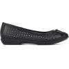 imageCLIFFS BY WHITE MOUNTAIN Womens Cheryl Cushioned Ballet FlatBlackBurnishedSmooth
