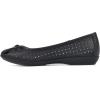 imageCLIFFS BY WHITE MOUNTAIN Womens Cheryl Cushioned Ballet FlatBlackBurnishedSmooth