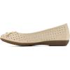 imageCLIFFS BY WHITE MOUNTAIN Womens Cheryl Cushioned Ballet FlatButtercreamSmooth