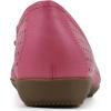 imageCLIFFS BY WHITE MOUNTAIN Womens Cheryl Cushioned Ballet FlatFuchsiaBurnishedSmooth