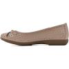 imageCLIFFS BY WHITE MOUNTAIN Womens Cheryl Cushioned Ballet FlatNaturalBurnishedSmooth