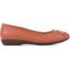 imageCLIFFS BY WHITE MOUNTAIN Womens Cheryl Cushioned Ballet FlatTangerineBurnishedSmooth