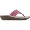 imageCLIFFS BY WHITE MOUNTAIN Womens Cienna Mini Wedge Flip Flop SandalMagenta PinkFabric
